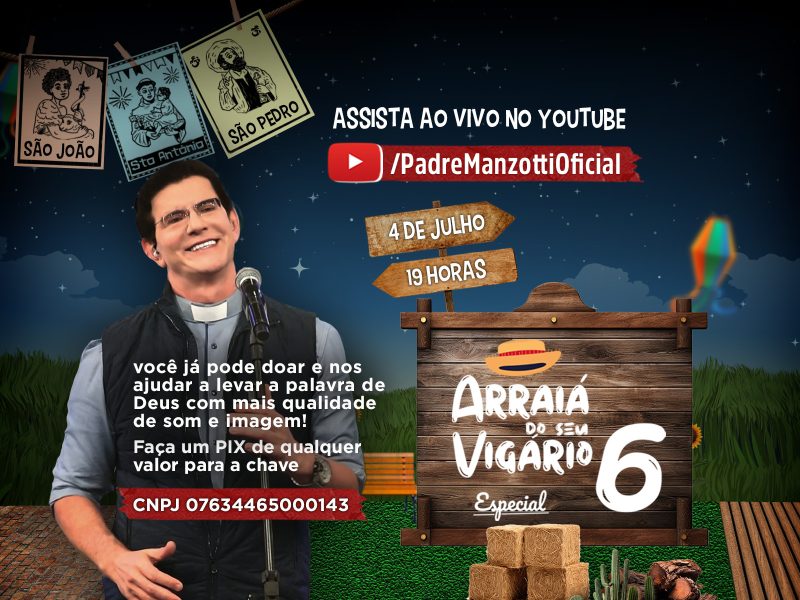 É HOJE! A 6ª edição do Arraiá do seu Vigário🎉
