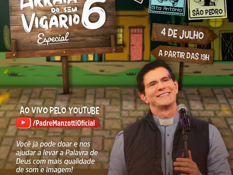 É HOJE! A 6ª edição do Arraiá do seu Vigário🎉