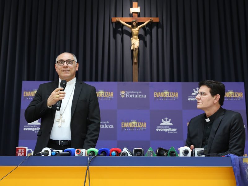 Padre Reginaldo Manzotti realiza Coletiva de Imprensa para o XVIII Evangelizar É Preciso Fortaleza