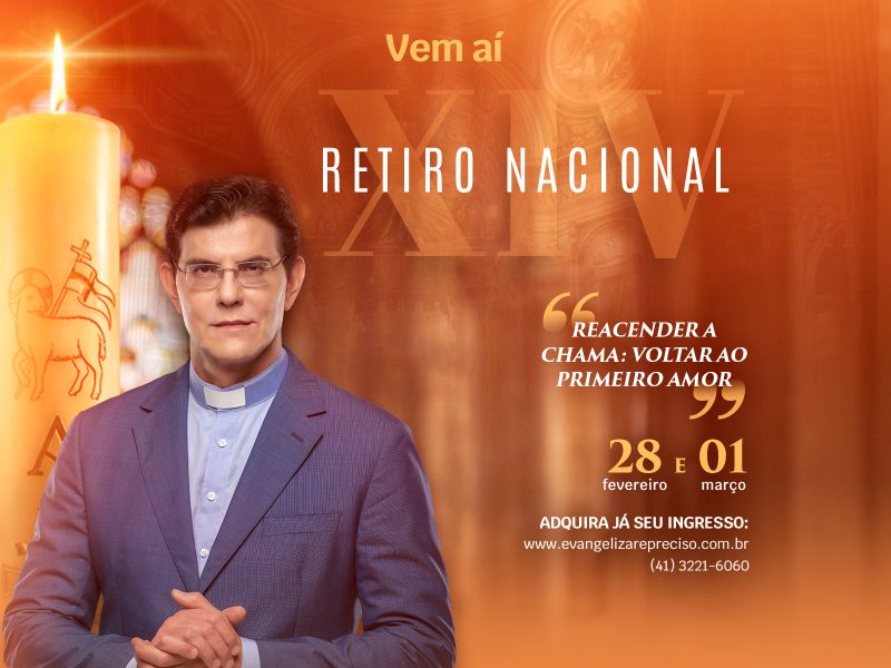 Vem aí: XIV Retiro Nacional Evangelizar É Preciso em Curitiba (PR)